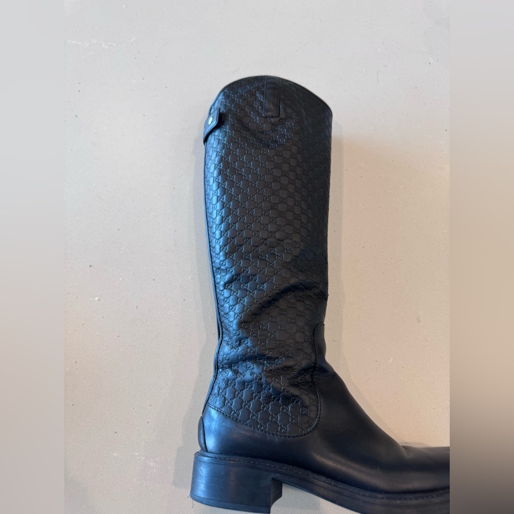 Gucci Women's Black Over the Knee Boots - Picture 2 of 5